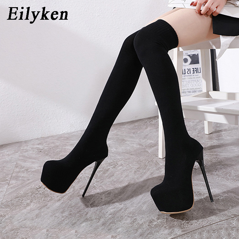 Eilyken-Cuissardes à talons ai - Sock Boot Women avis et prix