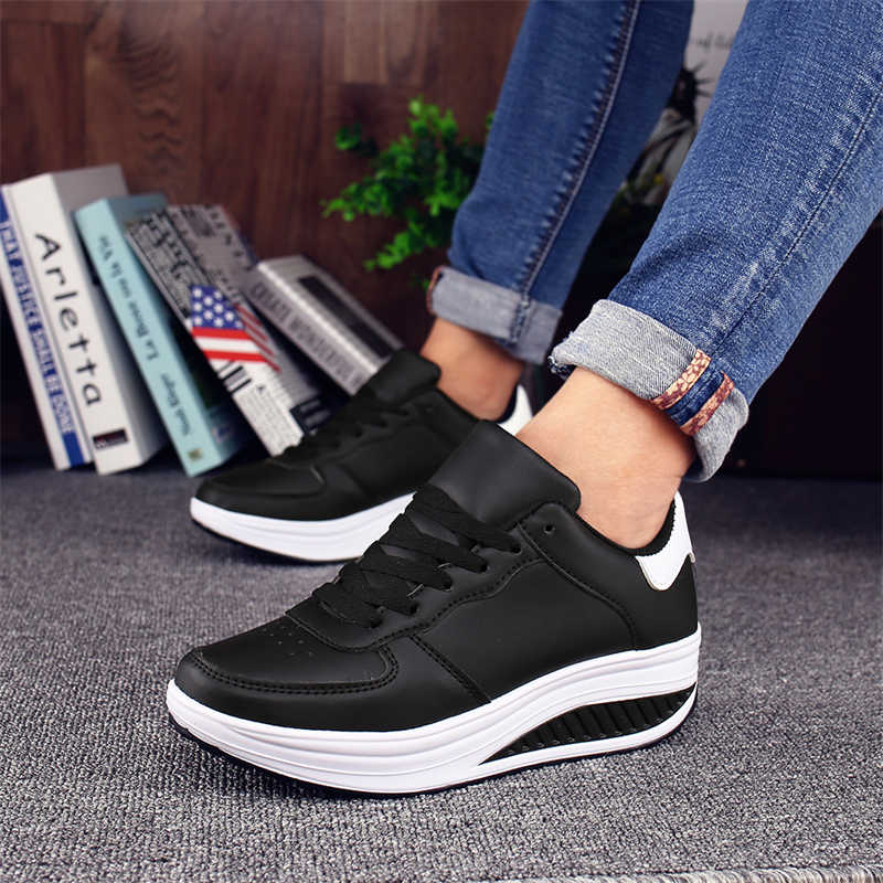 Baskets Oxford en cuir synthét - Oxford Lace Up Women avis et prix